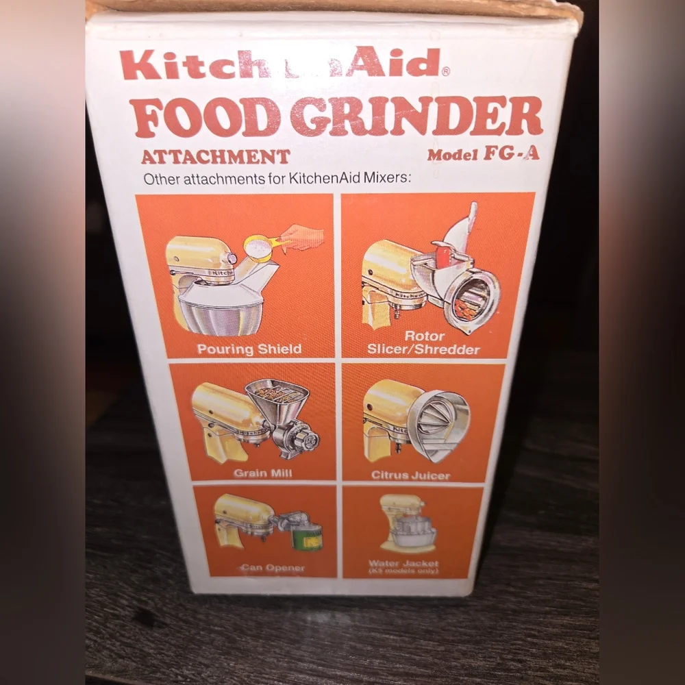 Kitchenaid Food Grinder Attachment Model FG-A
